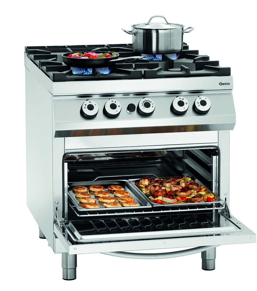 Bartscher Gasherd 900 4FL GBO offen