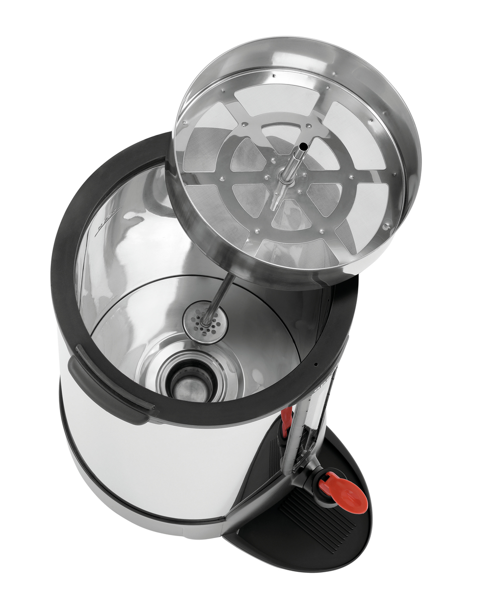 Rundfilter Kaffeemaschine 9L, Edelstahl