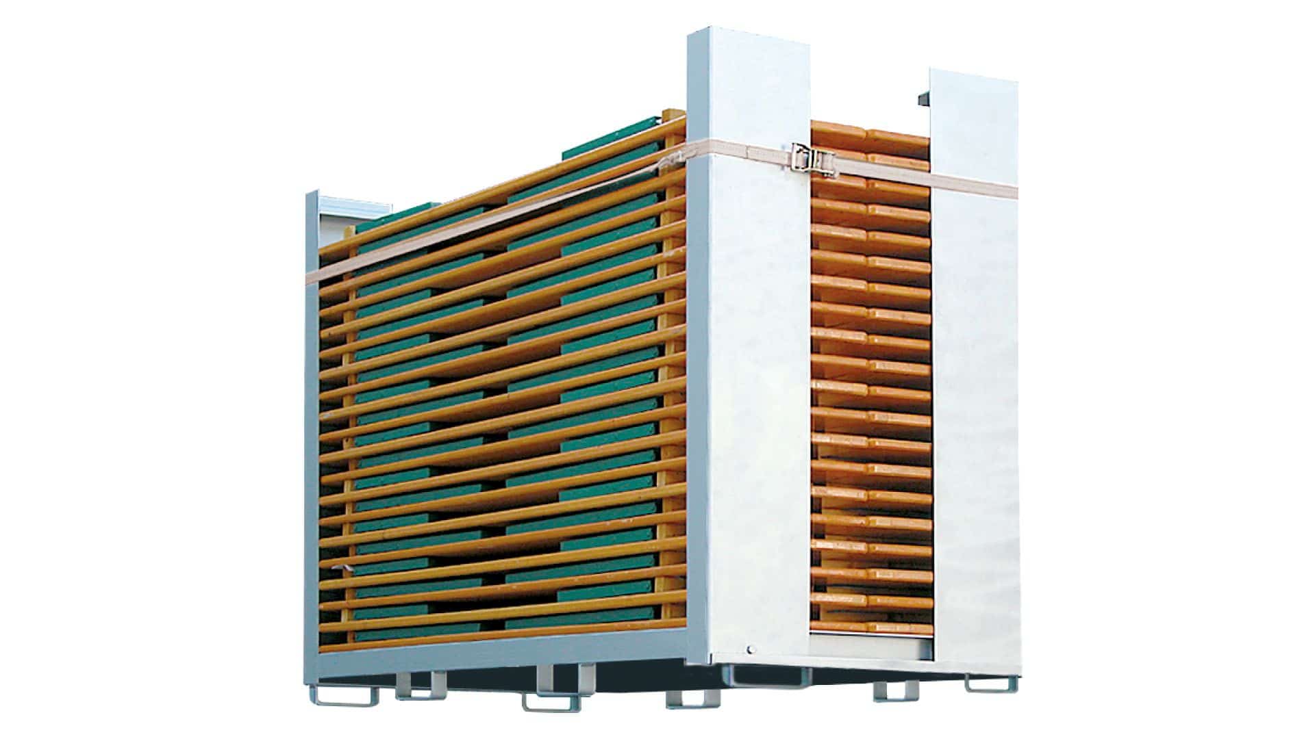 Transportcontainer inkl. Bierzeltgarnituren 20er Set