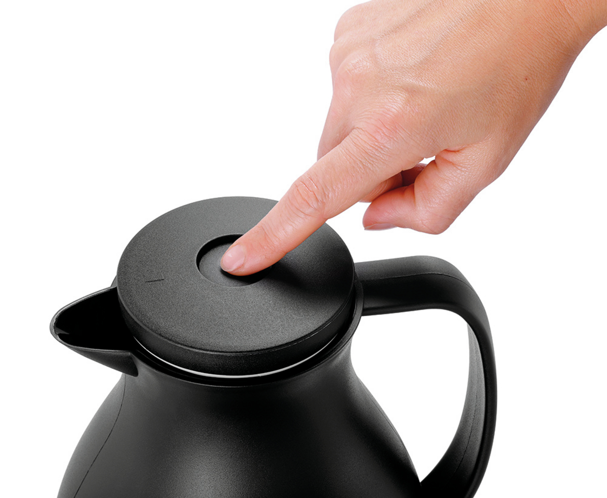 Isolierkanne 1L schwarz
