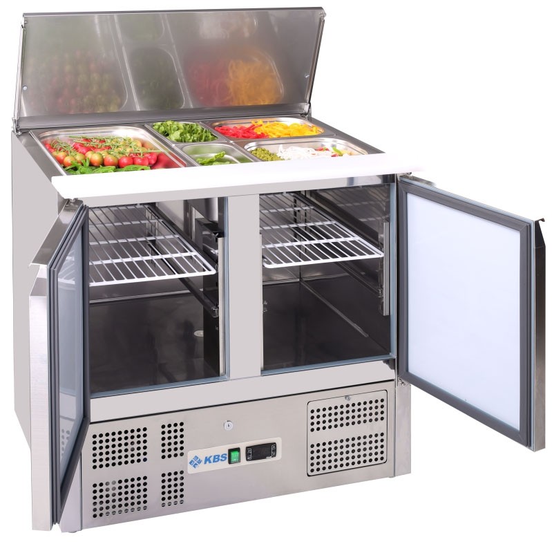 KBS Saladette 900 Deckel und Türen offen