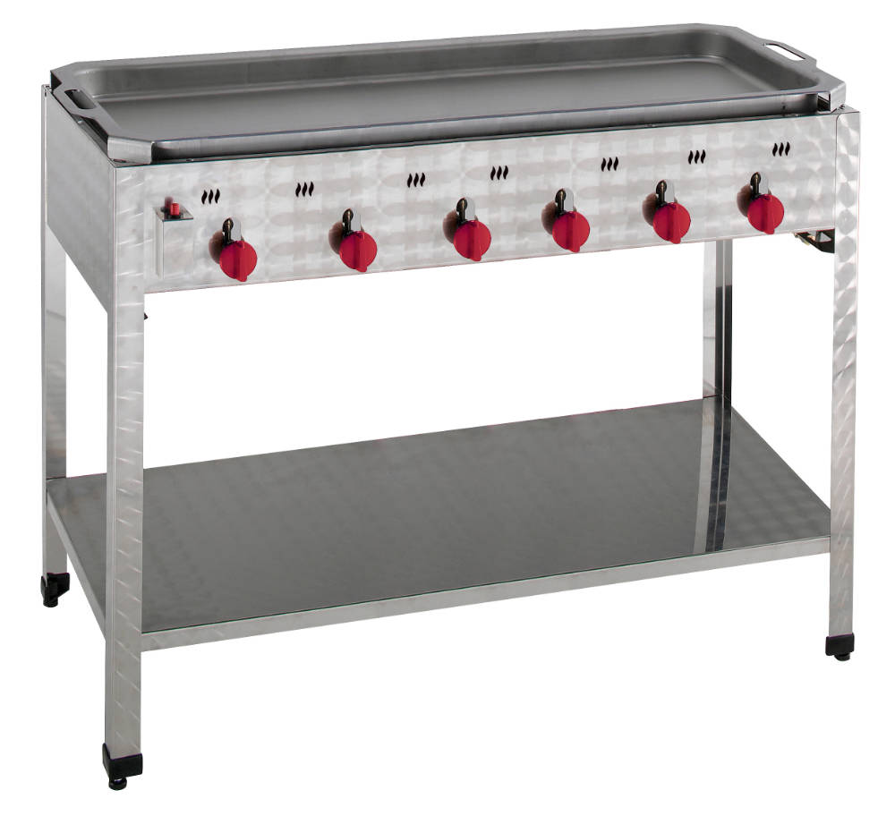 Neumärker Gas-Kombi-Standbräter Schwarzblech