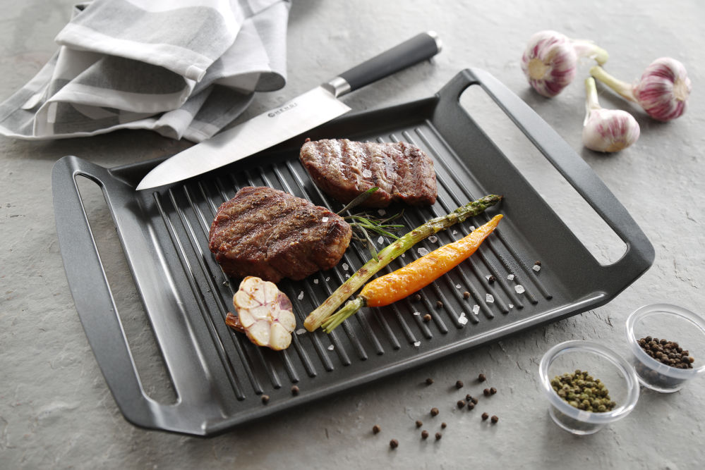 HENDI Grillplatte für Induktionskocher