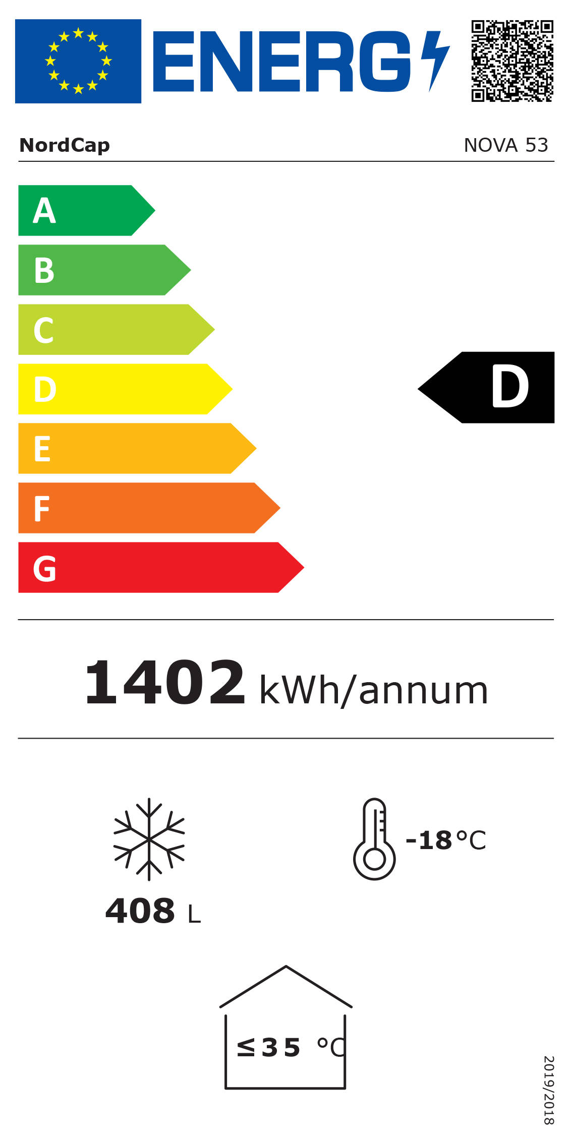 Nordcap Tiefkühltruhe Nova 53