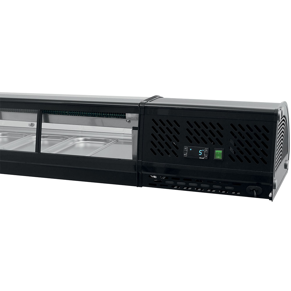 Saro Kühlvitrine Sushi SV1800 Rückansicht