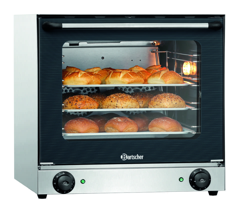 Bartscher Heißluftofen AT90 befüllt