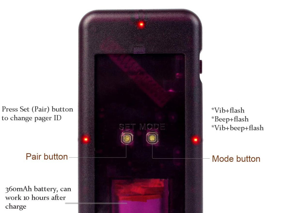 Gäste-Rufsystem T119 Pager