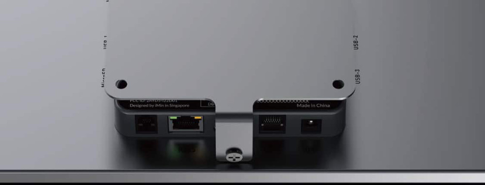 Desktop Kassenterminal iMin Swan K (VESA) Anschlüsse