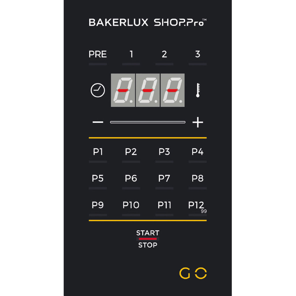 Unox Heißluftofen Arianna GO Steuerung