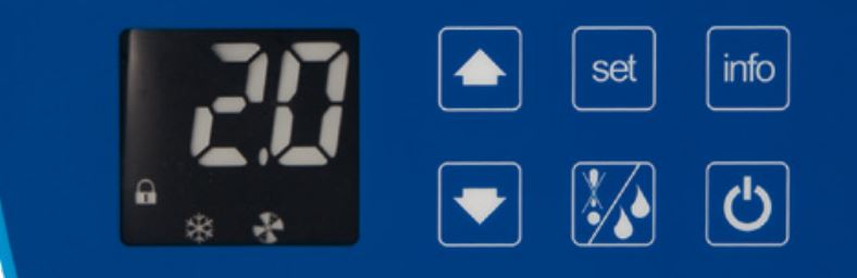 Cool Compact Medikamententiefkühlschrank Medicos 590 Steuerung