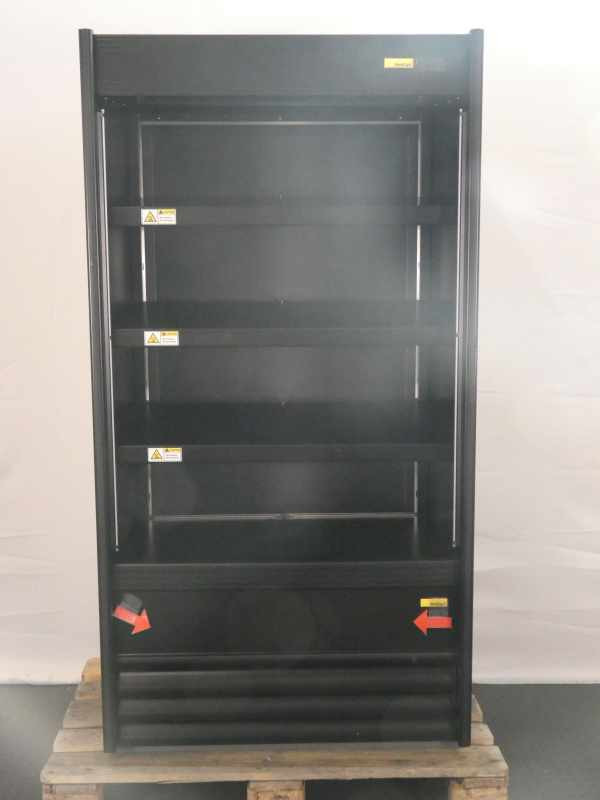 Wärmeregal SCARLET 100 SLIM schwarz