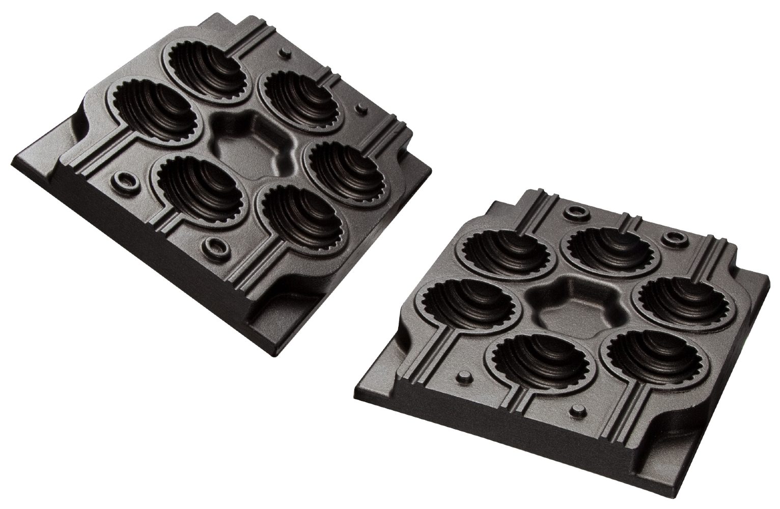 Backplatte Twist-Pop Waffel leer