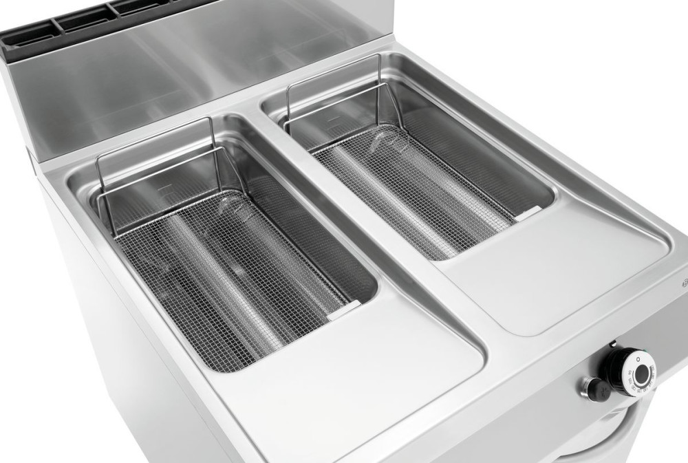 Bartscher Gas-Standfritteuse, 2 Becken