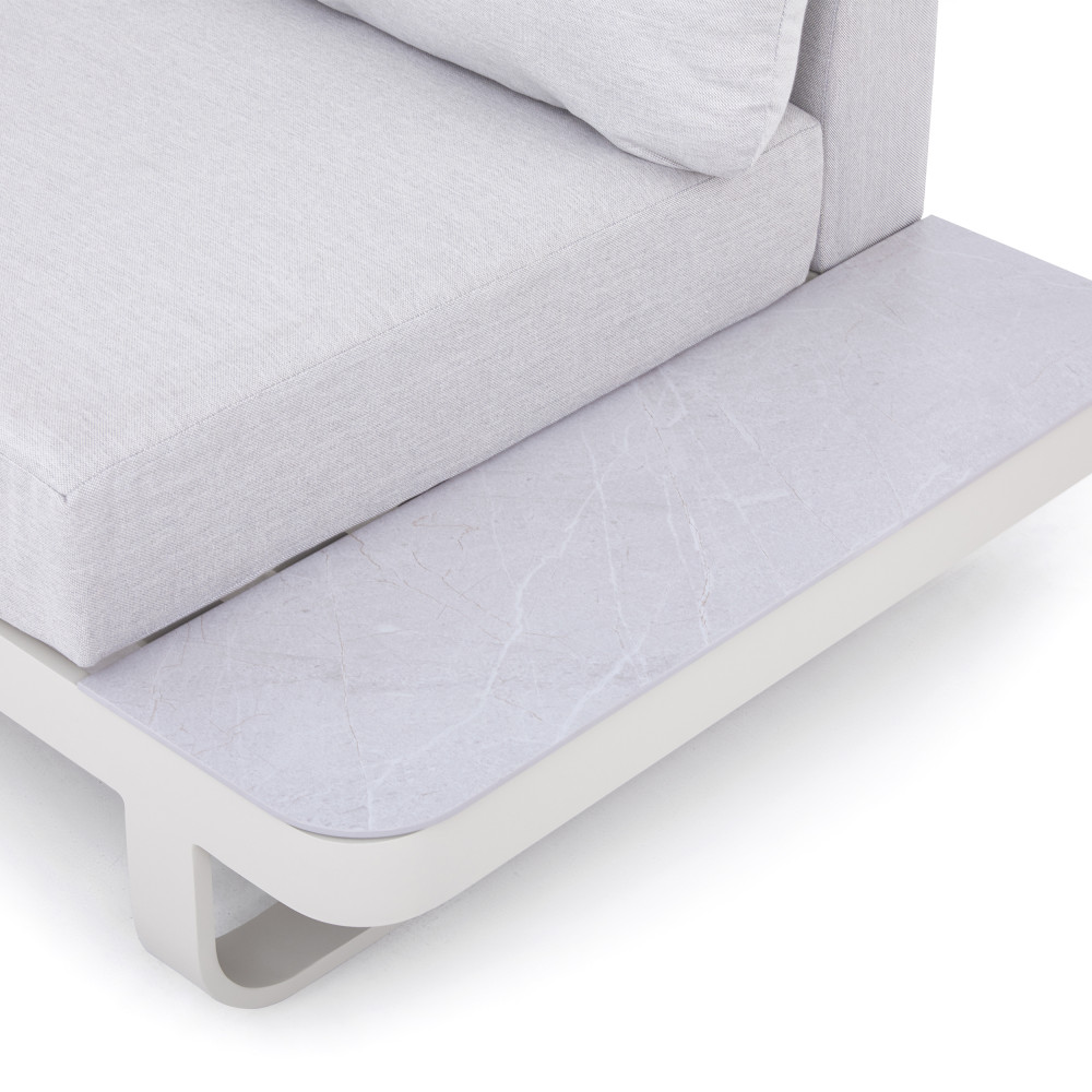 Fellow Aluminium-Lounge-Set Hellgrau