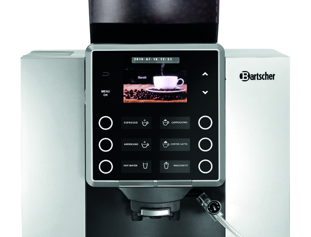 Bartscher Kaffeevollautomat KV1 Bedienfeld