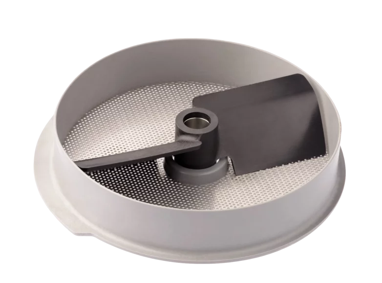 Schaberflügel mit Sieb