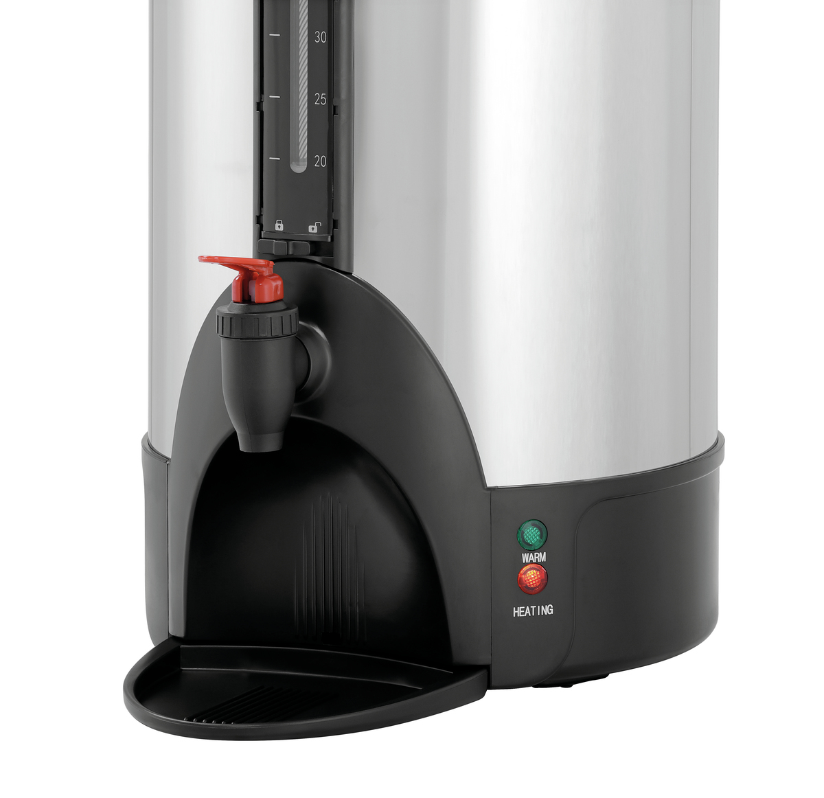 Rundfilter Kaffeemaschine 9L, Edelstahl