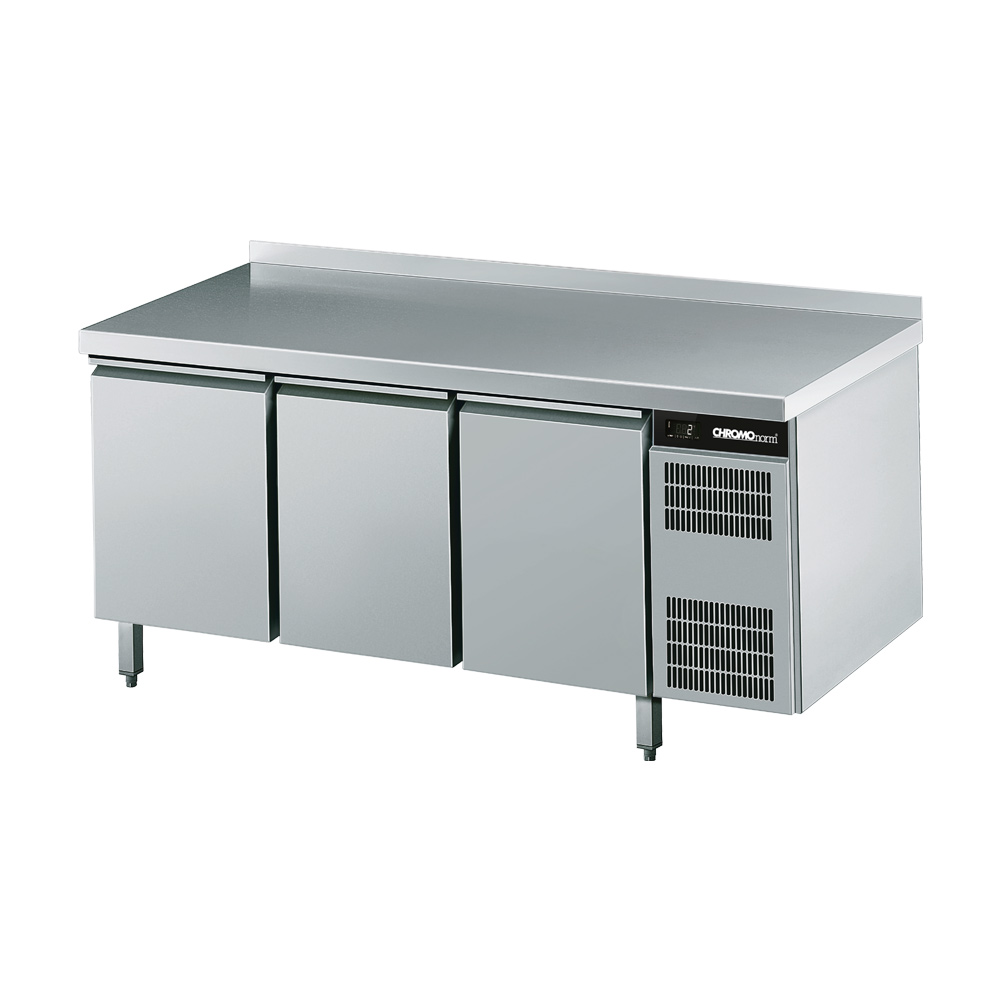 CHROMOnorm Kühltisch GN 1/1, 3 Türen