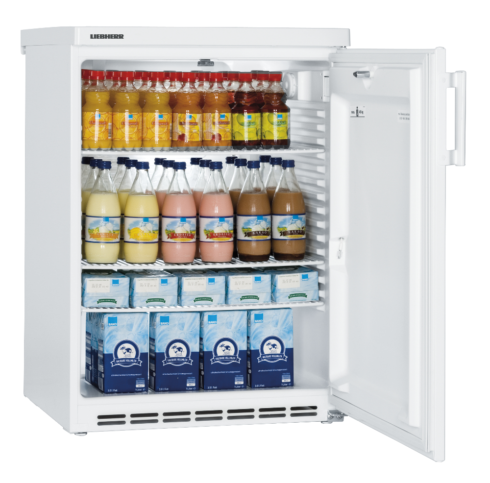 Liebherr Kühlschrank FKU 1800 bestückt mit Flaschen