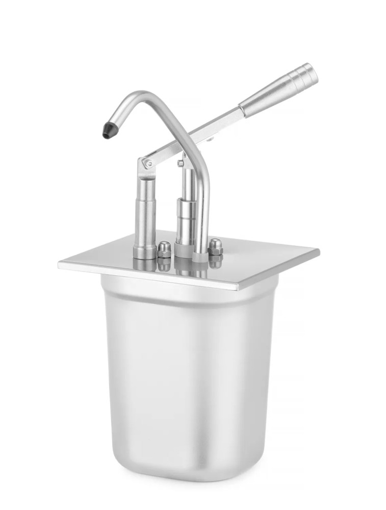 Hendi Deckel mit Spender für GN-Behälter GN 1/6 - Seitenansicht