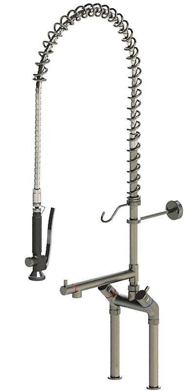 echtermann Geschirrbrause 1/2" - Knebelgriffe - 270 mm Classic Clean