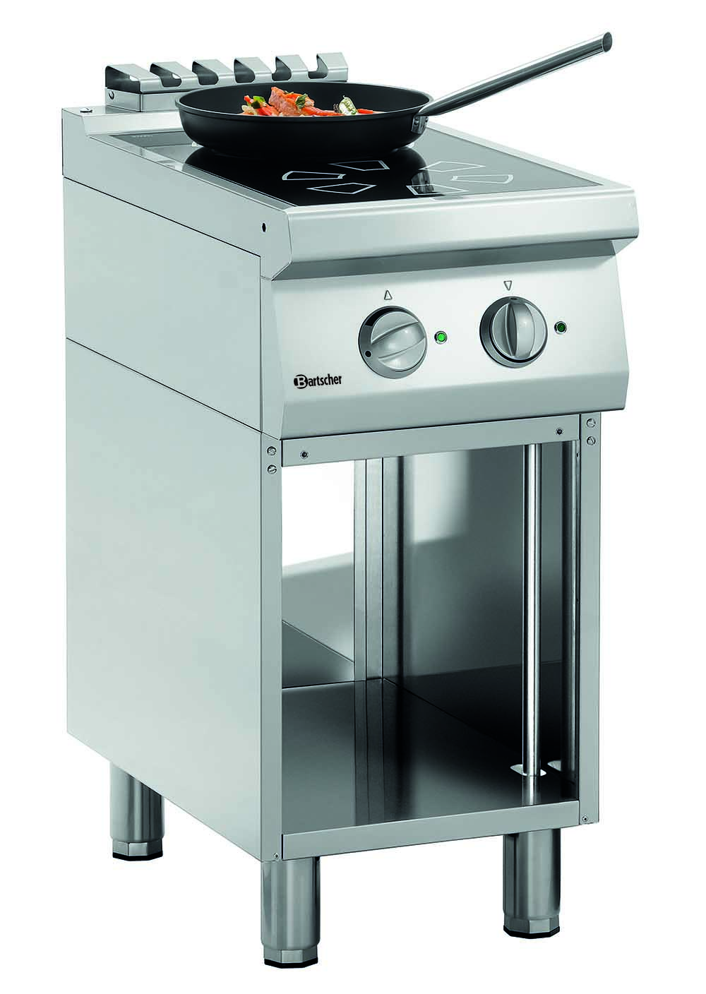 Bartscher Induktionsherd 700 2FLOU-1 mit Pfanne