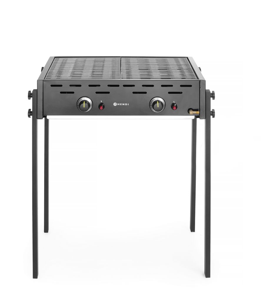 HENDI Gasgrill Roast-Master Pro Schwarz