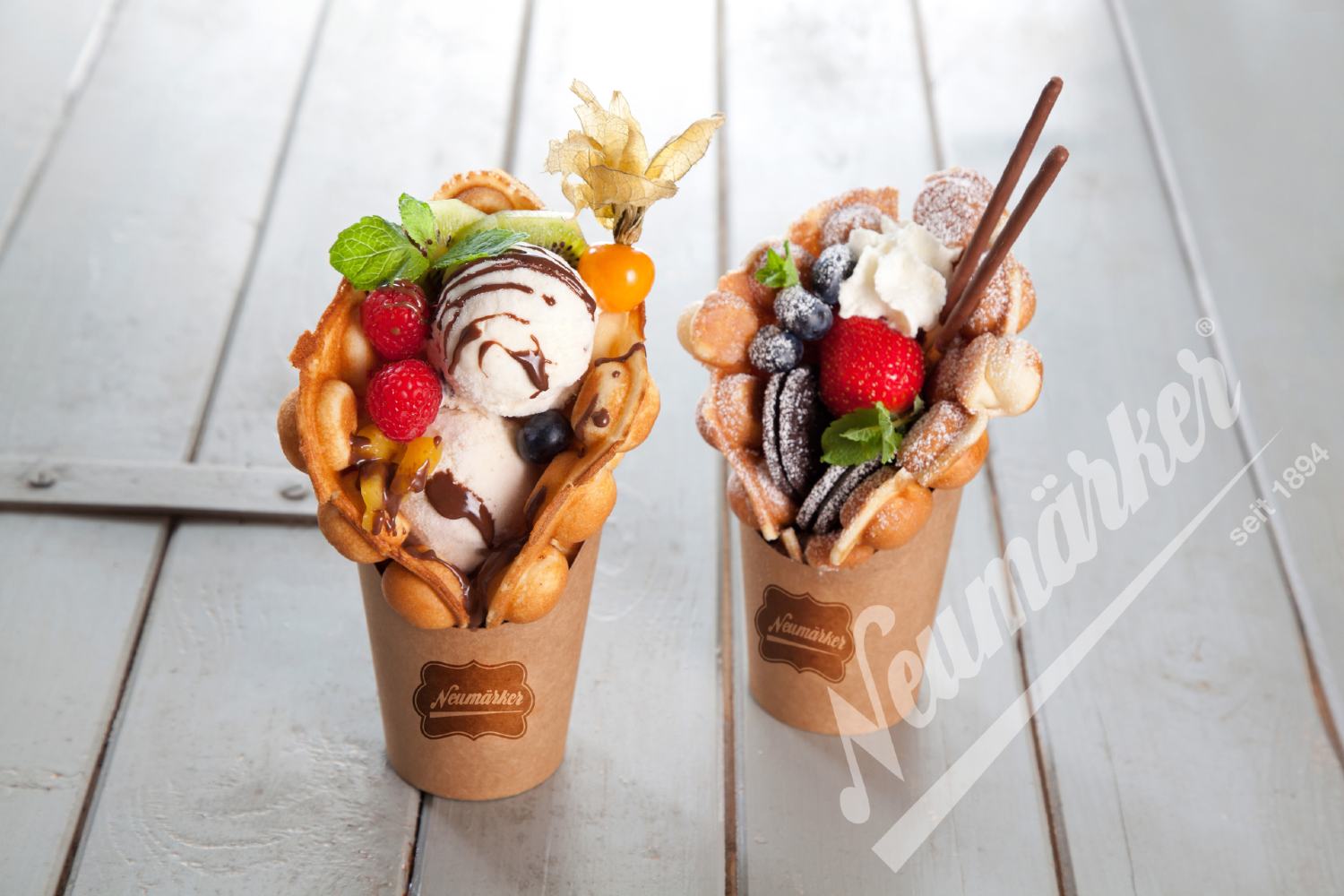 Bubble Waffel Beispiel