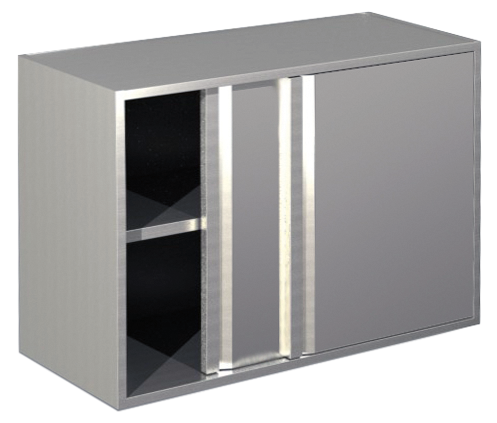 KBS Wandhängeschrank mit Schiebetüren B 1000 x T 400 x H 650 mm