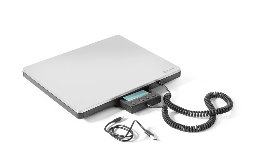 HENDI Digital-Waage 200 kg - Rückansicht Display