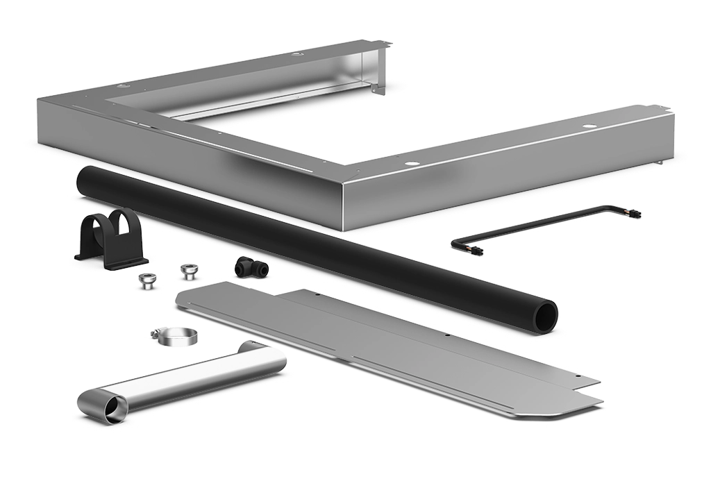 Montageset für 2 E-Geräte 460x330