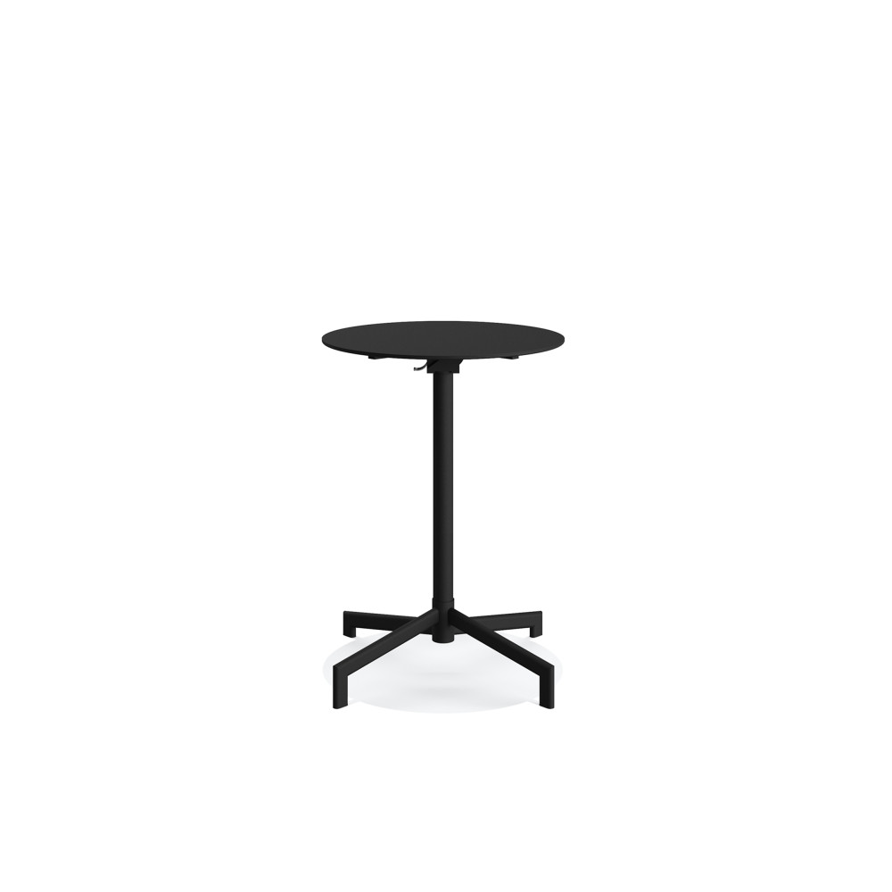 Versa Terrassen-/Stehtisch höhenverstellbar - Schwarz