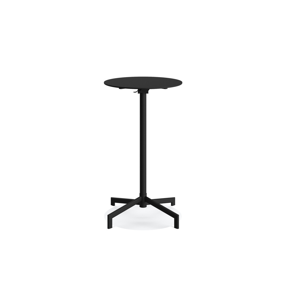 Versa Terrassen-/Stehtisch höhenverstellbar - Schwarz