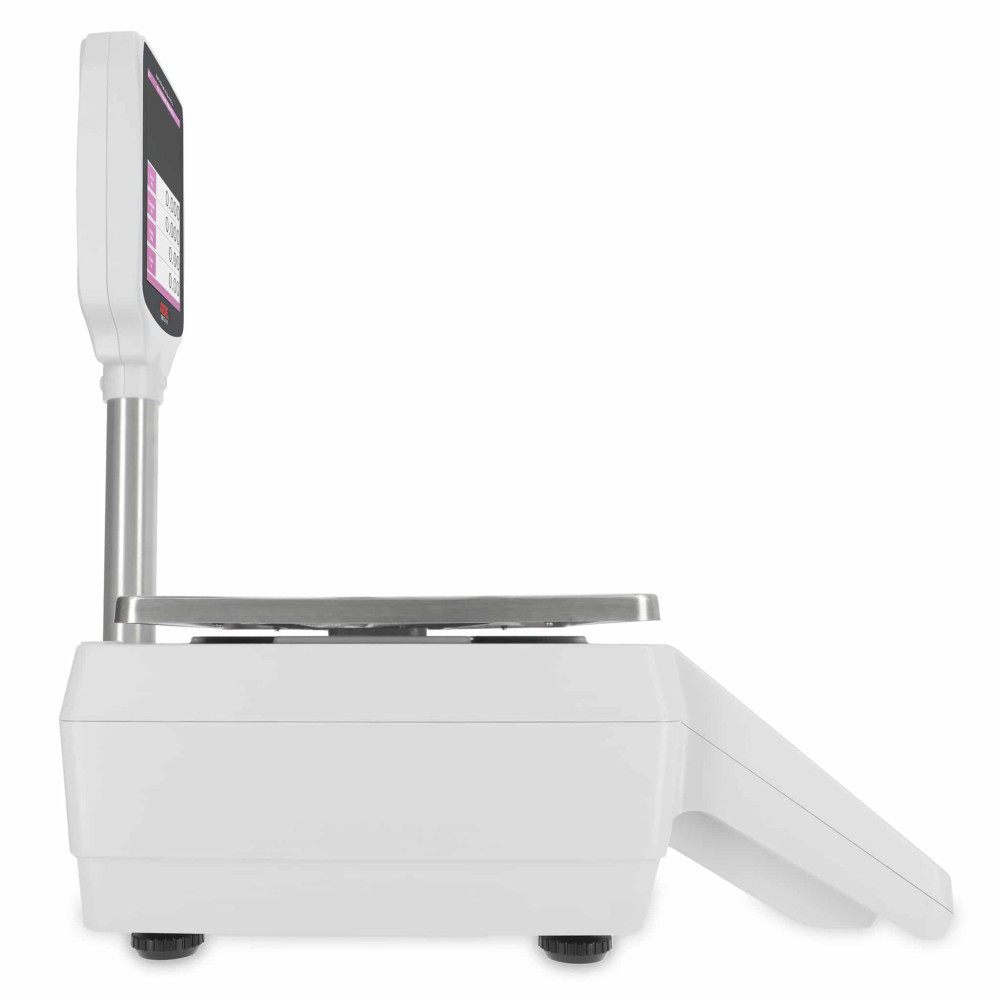 ADE Geeichte Etikettierwaage EWD100-6 - Seitenansicht