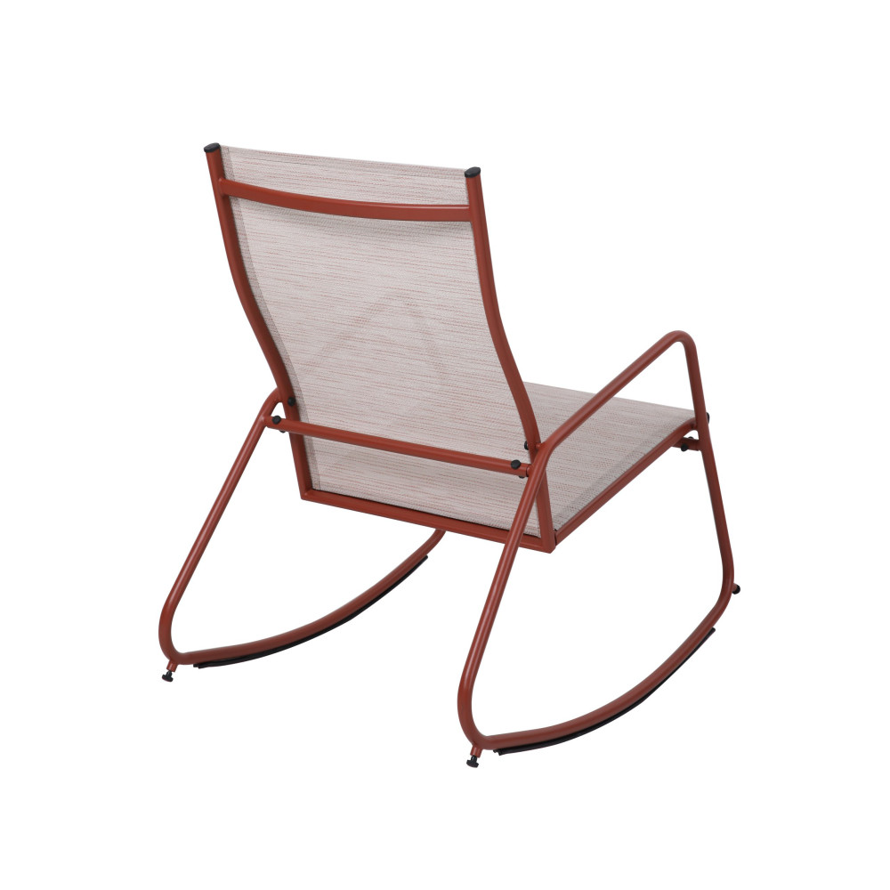 Brody Garten-Schaukelstuhl - Terracotta