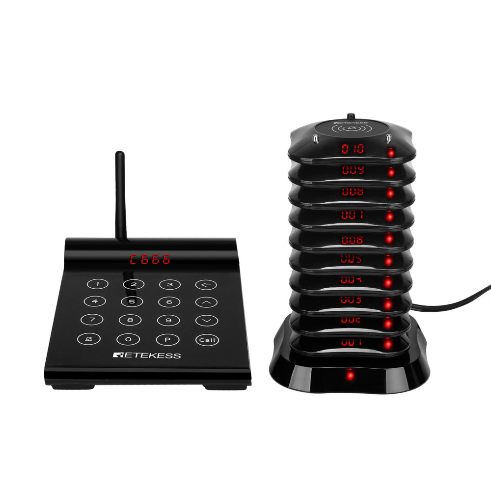 Gäste-Rufsystem TD164 10 Pager