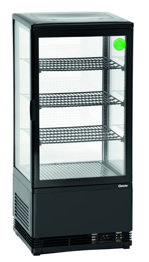 Bartscher Kuchenvitrine 78L schwarz