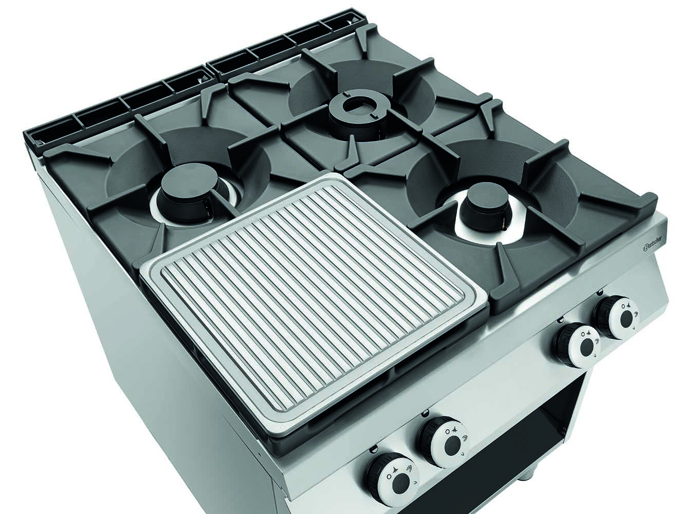 Grillplatte 900-R auf dem Gasherd
