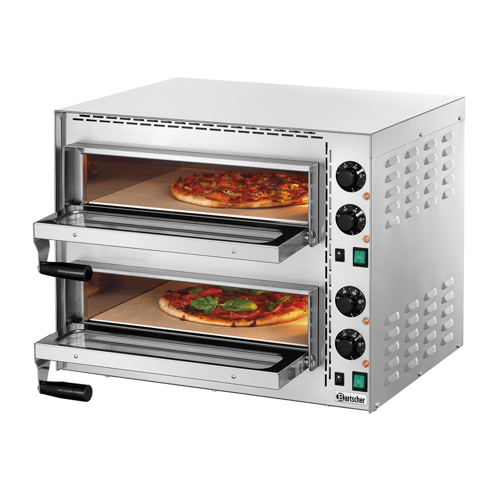 Bartscher Pizzaofen "Mini Plus 2" offen