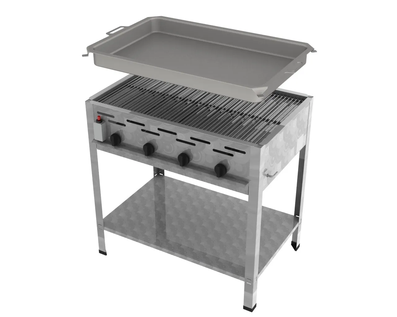 Gasgrill S - 4 Flammen