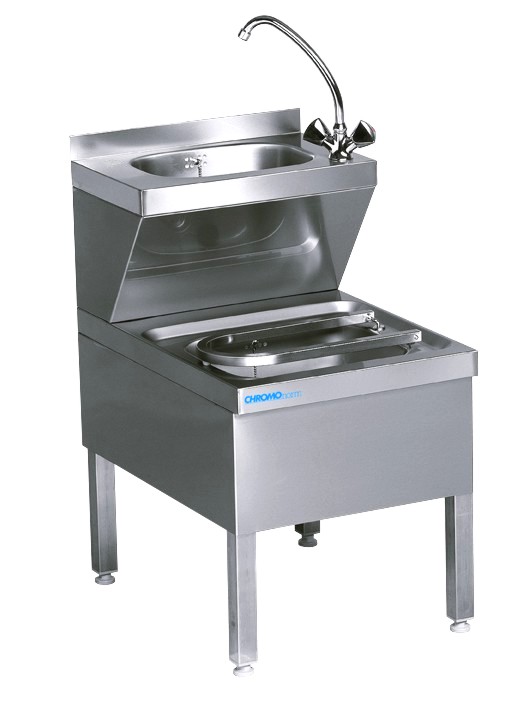 Chromonorm Handwasch-Ausgussbecken Kombination