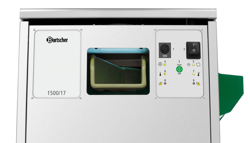 Bartscher Besteckpoliermaschine 1500/17 Besteckausgang