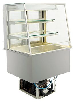 Einbaukühlvitrine OPV 112-7-M2 Front offen