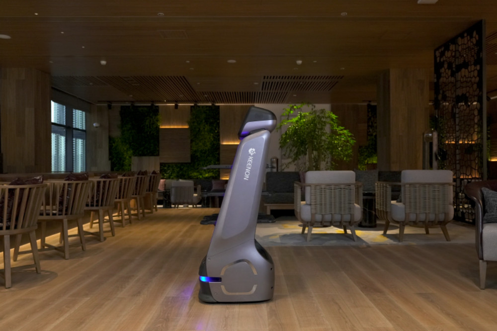 Serviceroboter Keenbot T9 Pro Beispiel 3