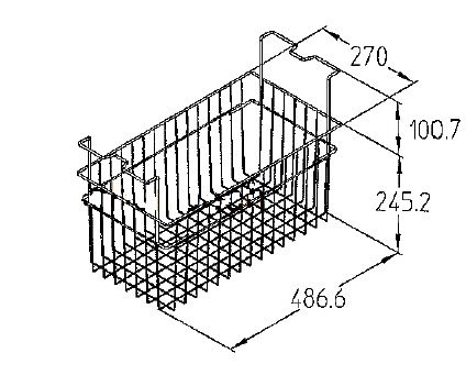 Drahtkorb MRHsc B 270 mm