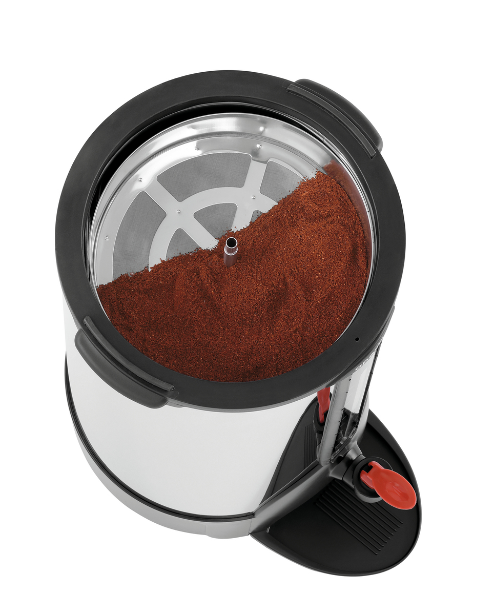 Rundfilter Kaffeemaschine 9L, Edelstahl