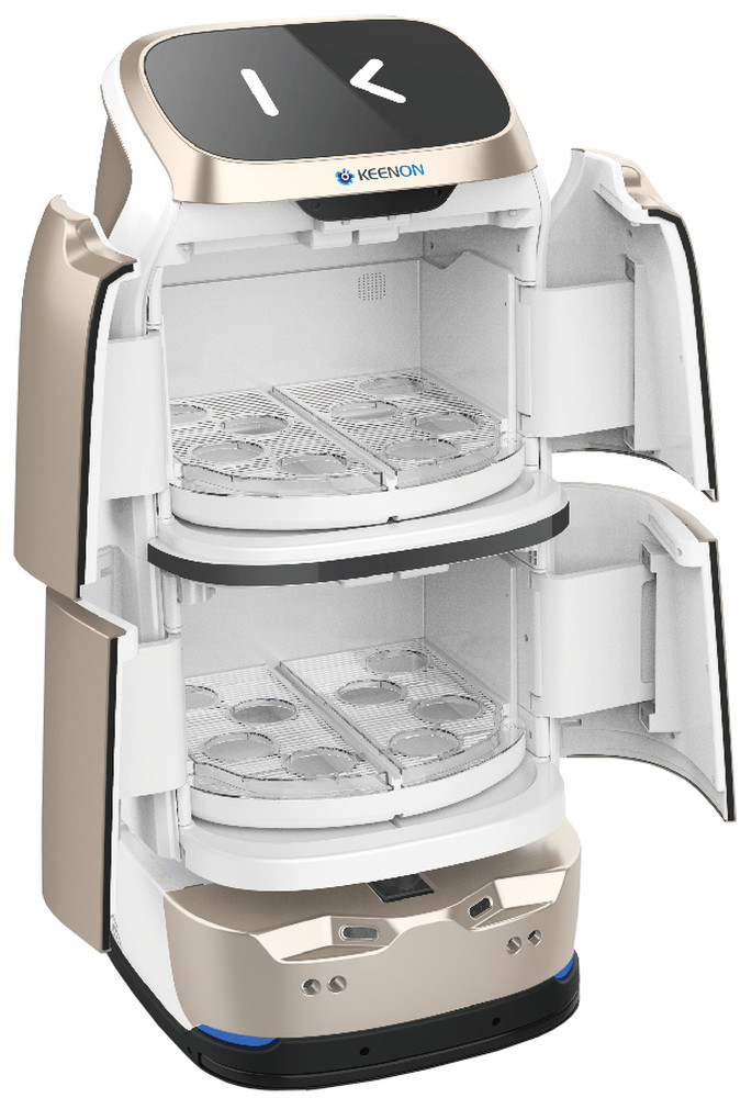 Serviceroboter Keenbot W3 Ablagen