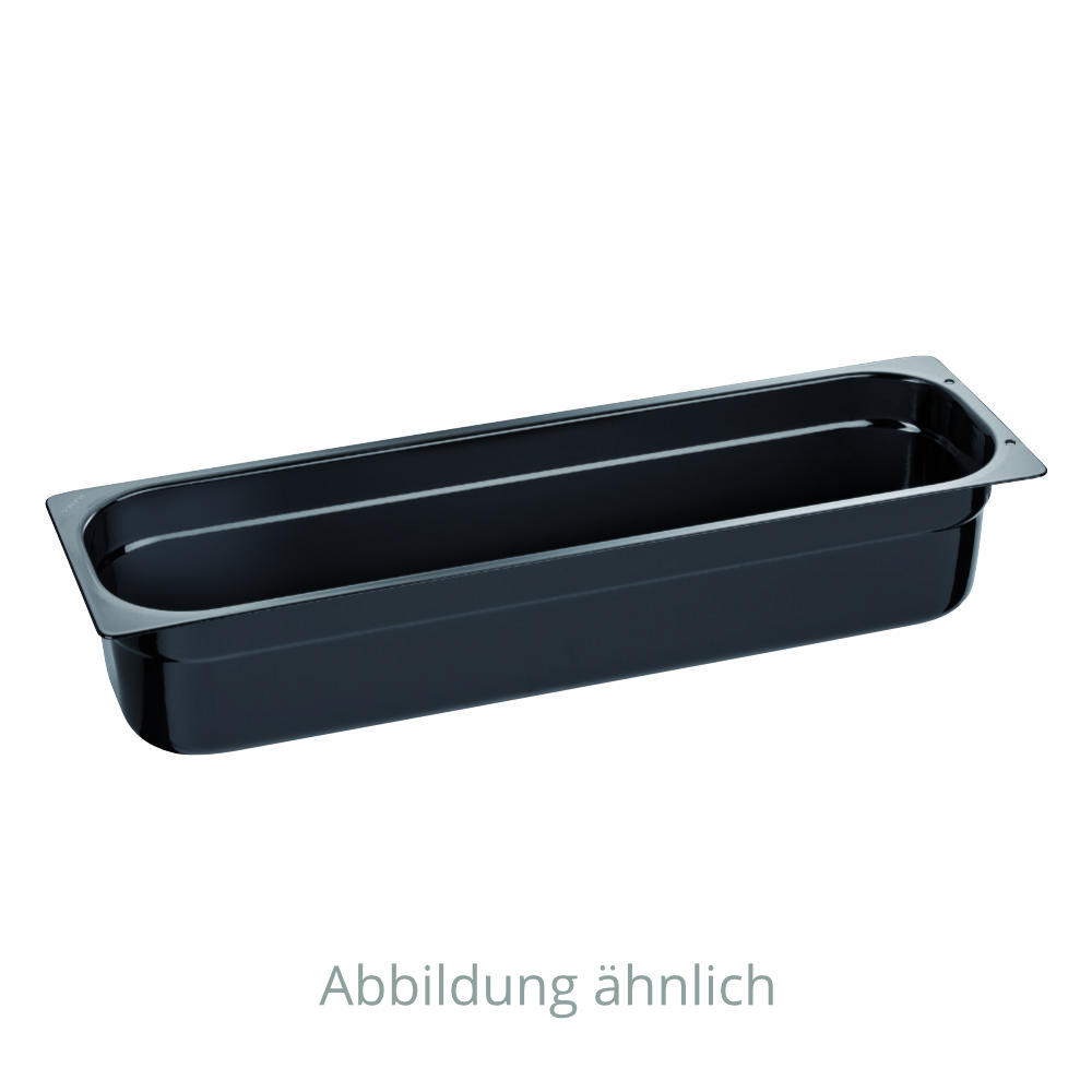 B.PRO GN-Behälter 2/4, Buffet Line, schwarz emailliert