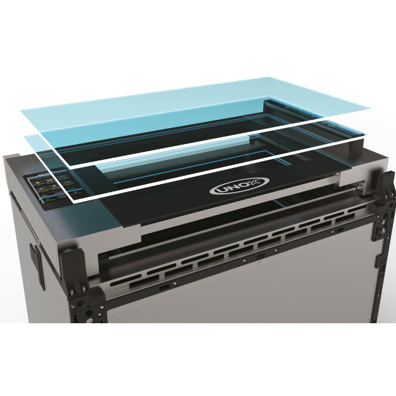 Unox Heißluftofen Arianna Touch Doppelverglasung