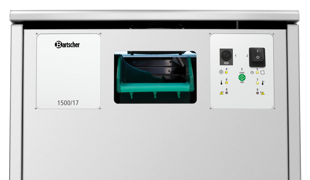 Bartscher Besteckpoliermaschine 3000/25 Auswurf